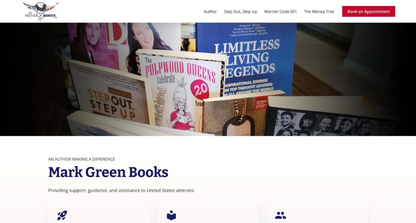 Mark Green Books — homepage of the author and coaching platform