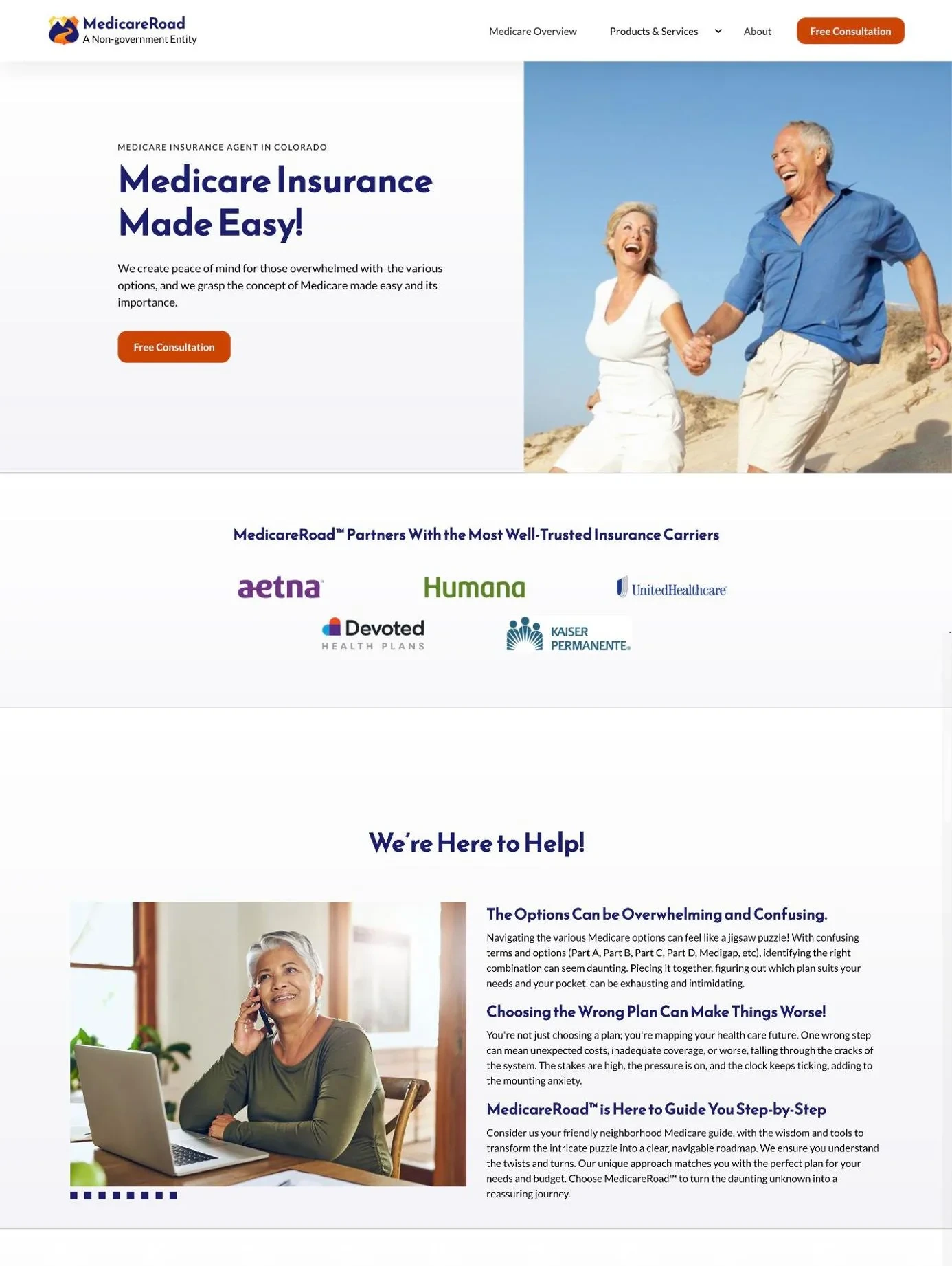 MedicareRoad™ — homepage of the 2023 Medicare & insurance site